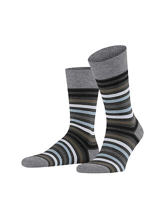 FALKE | Chaussettes TINTED STRIPE asphalt mel