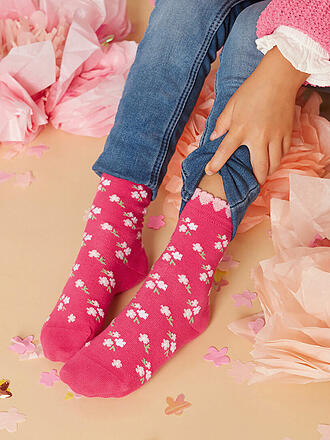 FALKE | Chaussettes fille fuchsia