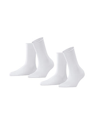FALKE | Happy Chaussettes lot de 2 blanc
