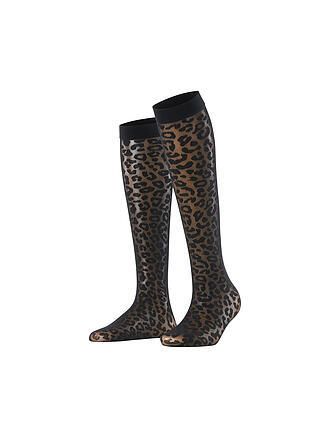 FALKE | Chaussettes hautes WILD BREED 20 DEN noires