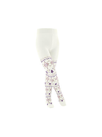 FALKE | Collant enfant NORDIC FAIR ISLE blanc cassé