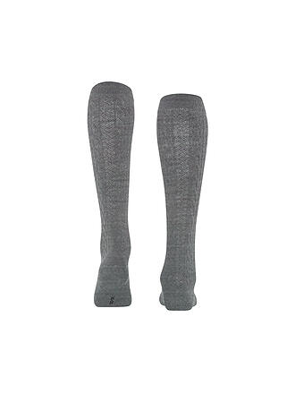 FALKE | Chaussettes hautes DECLIVITY gris clair chiné