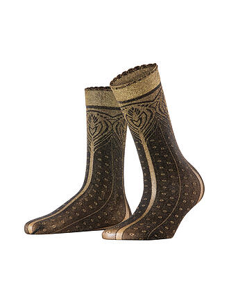 FALKE | Chaussettes fines MIRACLE LADY 30 DEN bl./or