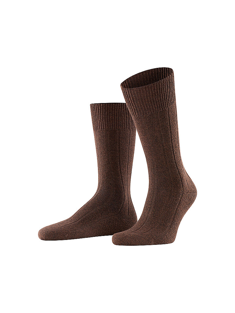 Chaussettes LHASA RIB marron marron 47-50