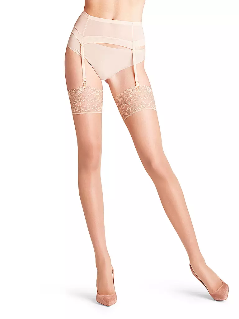 FALKE | Bas Seidenglatt 15 DEN powder | Beige