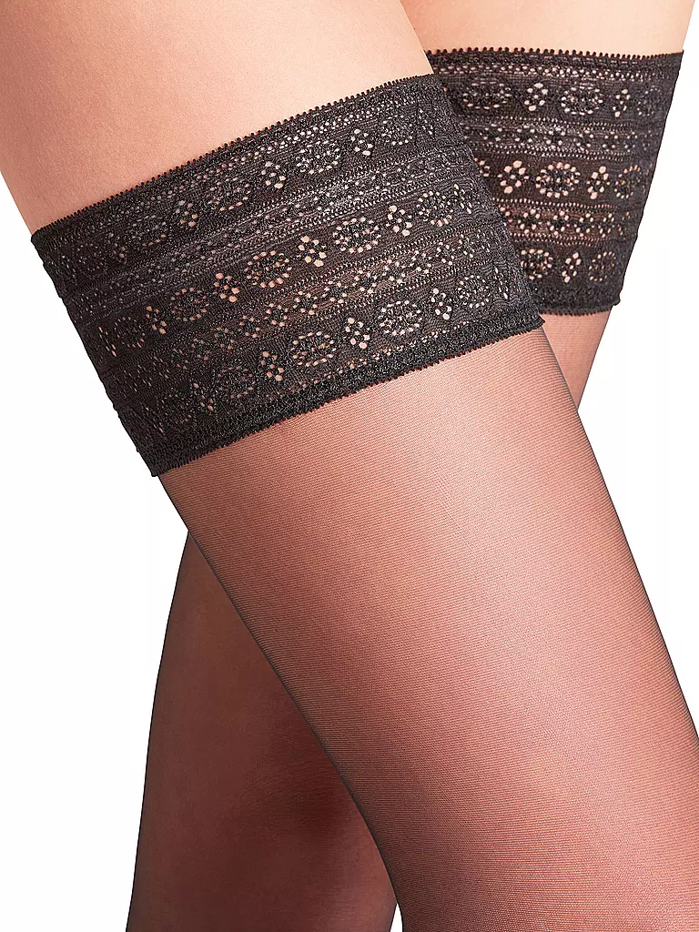 FALKE | Bas Stay Ups 15 noir |