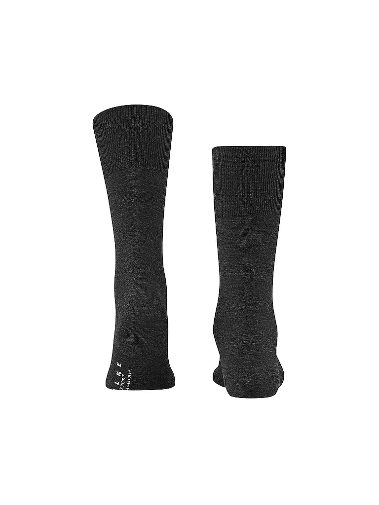 FALKE | Chaussettes "Airport 14435" anthracite mel | 