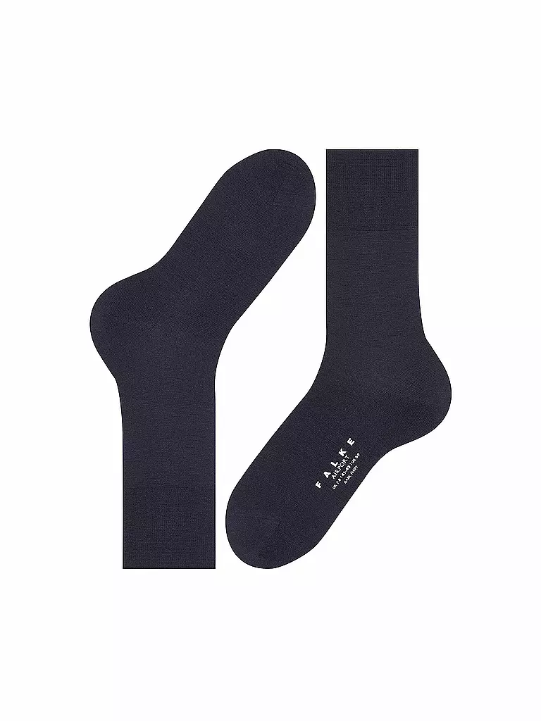 FALKE | Chaussettes "Airport 14435" bleu marine foncé | blau