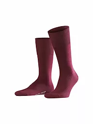 FALKE | Socken AIRPORT pink iris | Rouge foncé