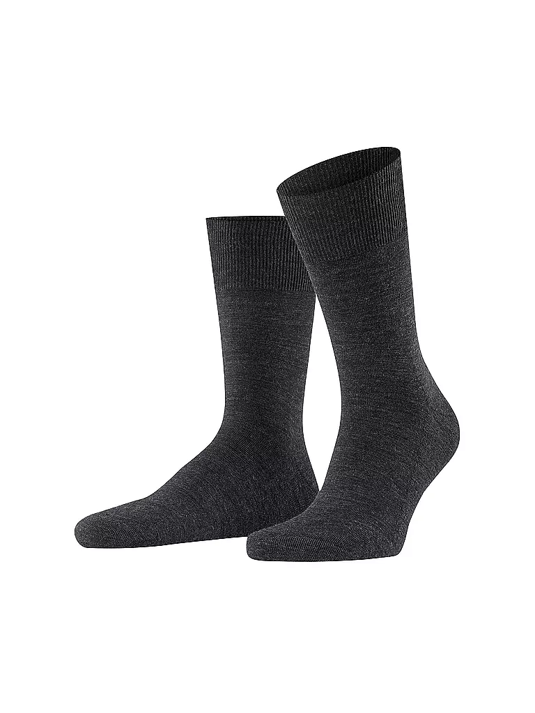 FALKE | Chaussettes AIRPORT PLUS anthracite chiné | grau