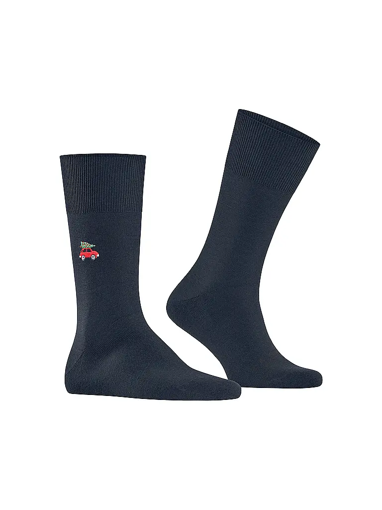 FALKE | Chaussettes AIRPORT X-MAS CAR space blue | 