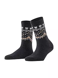 FALKE | Chaussettes beige | Noir