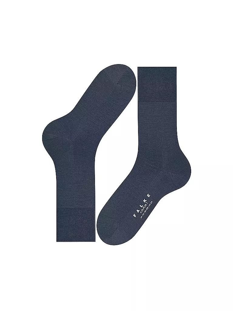 FALKE | Chaussettes bleu foncé chiné | blau