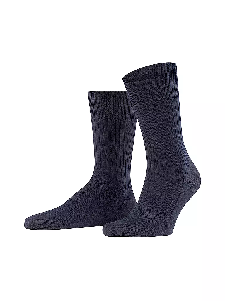 FALKE | Chaussettes BRISTOL PURE bleu marine foncé | blau