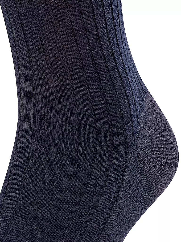 FALKE | Chaussettes BRISTOL PURE bleu marine foncé | blau