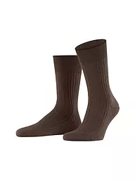 FALKE | Chaussettes BRISTOL PURE noir | Marron