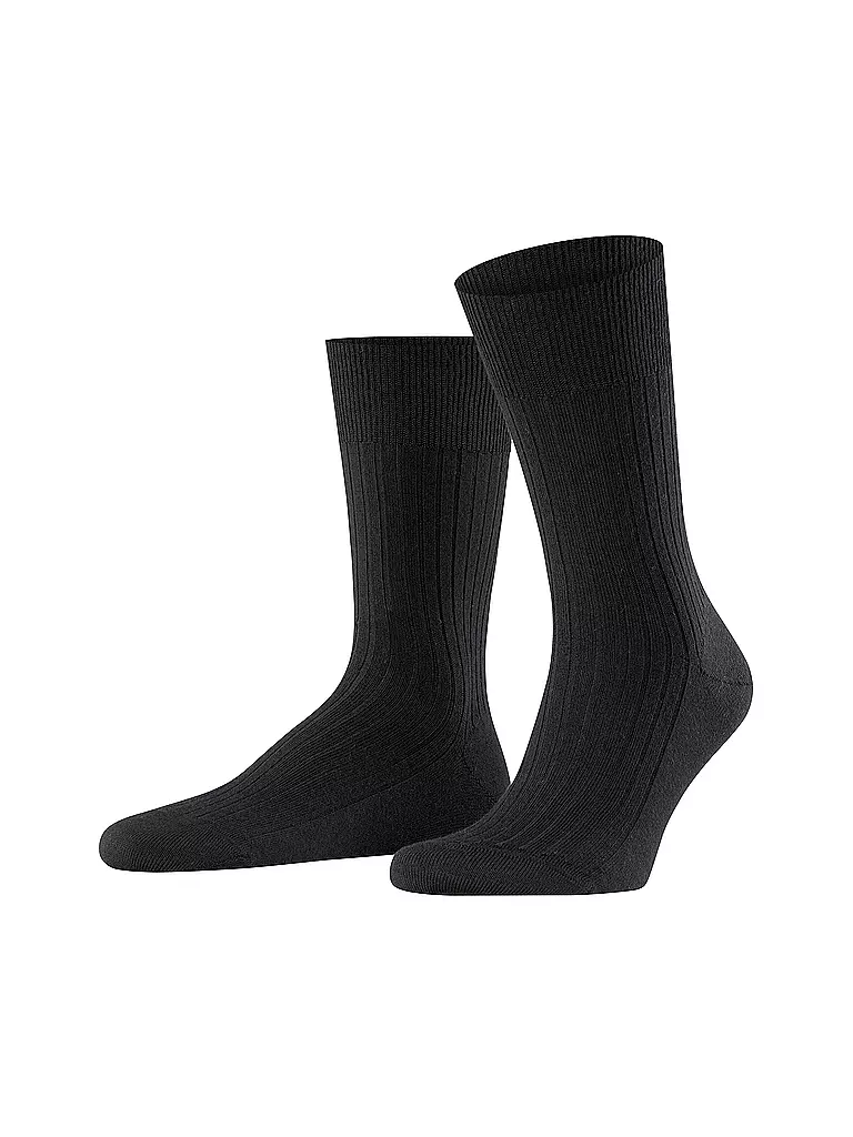 FALKE | Chaussettes BRISTOL PURE noir | schwarz