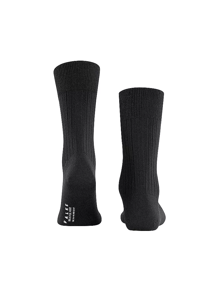 FALKE | Chaussettes BRISTOL PURE noir | schwarz
