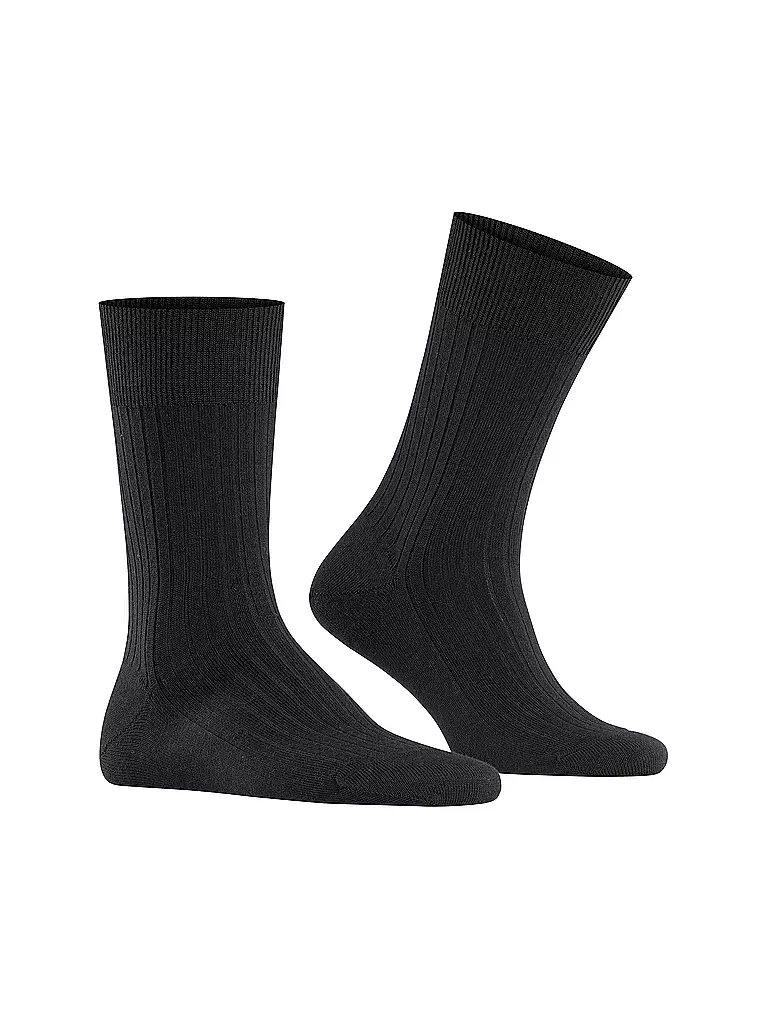 FALKE | Chaussettes BRISTOL PURE noir | schwarz