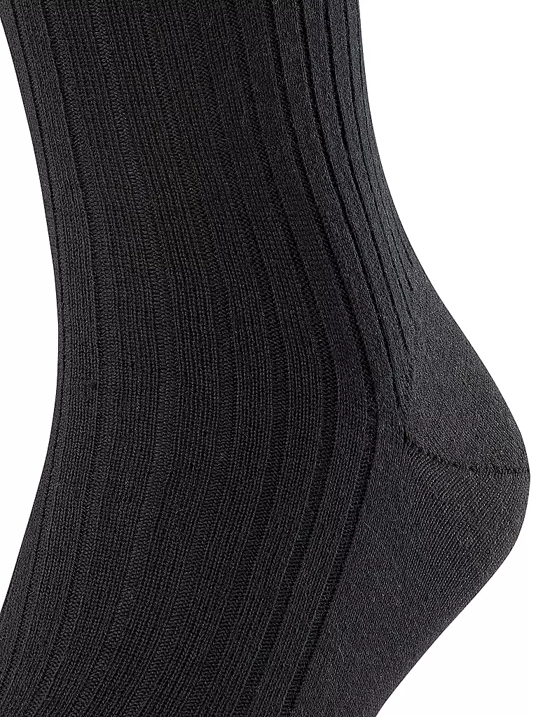 FALKE | Chaussettes BRISTOL PURE noir | schwarz