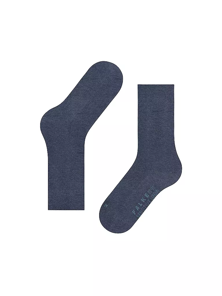 FALKE | Chaussettes Chaussettes SENSITIVE LONDON bleu foncé chiné. | blau