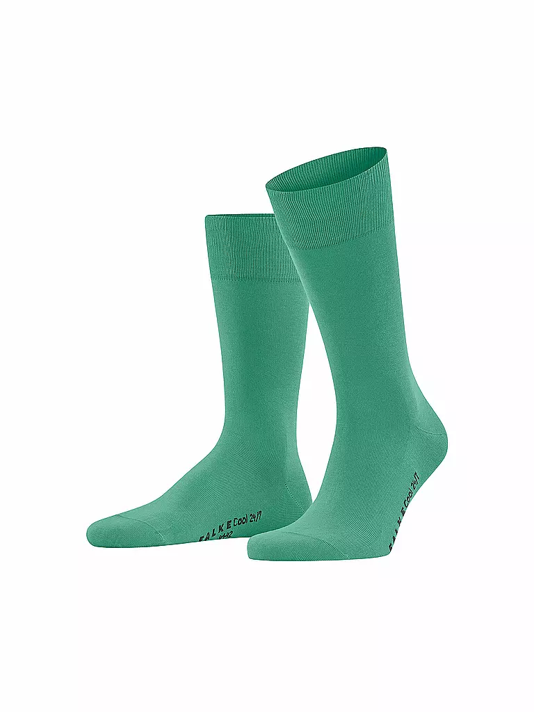 FALKE | Chaussettes COOL vert océan | hellgrün