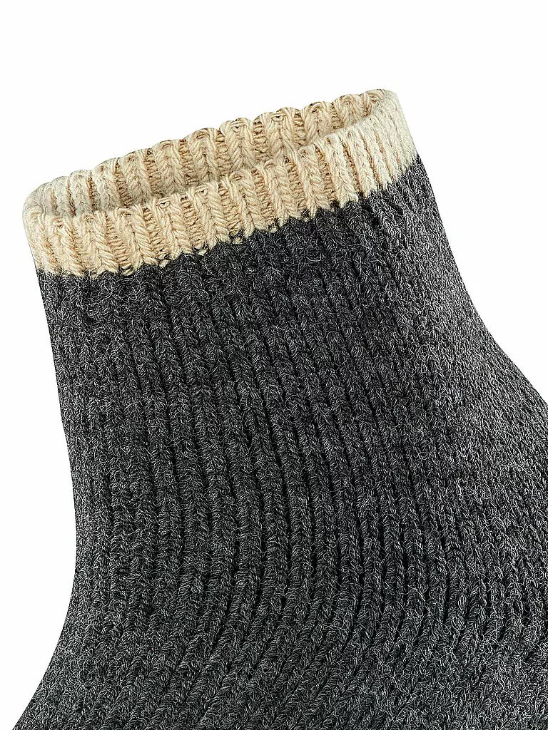 FALKE | Chaussettes Cosy Plush anthra.mel | schwarz