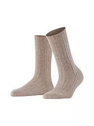 FALKE | Chaussettes COSY WOOL noires | Beige