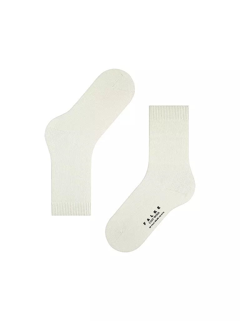 FALKE | Chaussettes COSY WOOL blanc cassé | creme