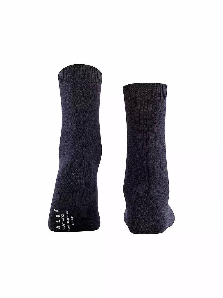 FALKE | Chaussettes COSY WOOL bleu marine foncé | dunkelblau