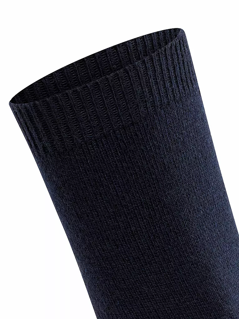 FALKE | Chaussettes COSY WOOL bleu marine foncé | dunkelblau