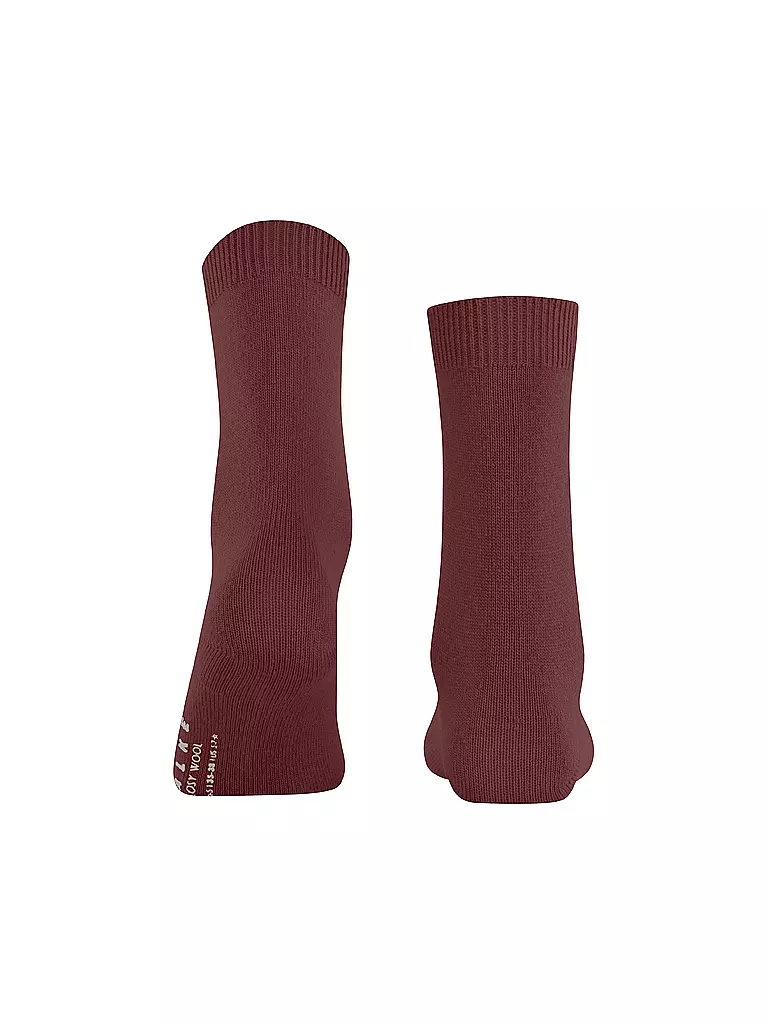 FALKE | Chaussettes COSY WOOL cayenne | dunkelrot