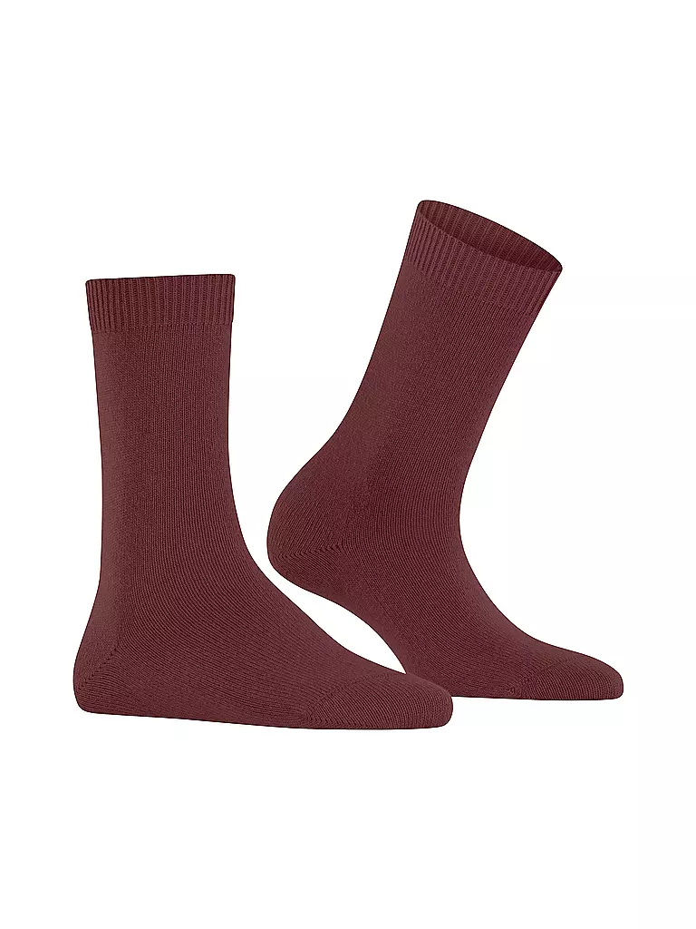 FALKE | Chaussettes COSY WOOL cayenne | dunkelrot