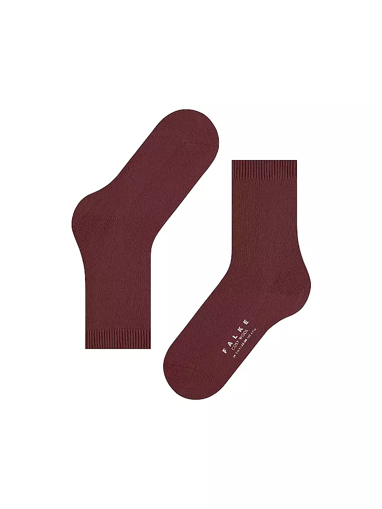 FALKE | Chaussettes COSY WOOL cayenne | dunkelrot