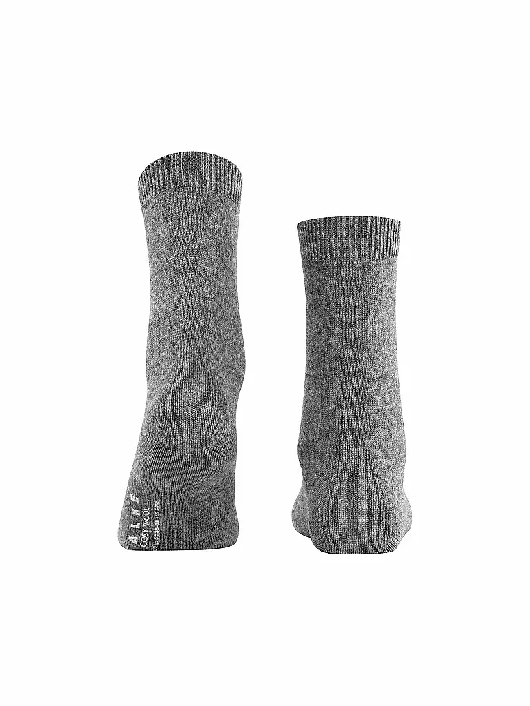 FALKE | Chaussettes COSY WOOL lieght greymelange | hellgrau