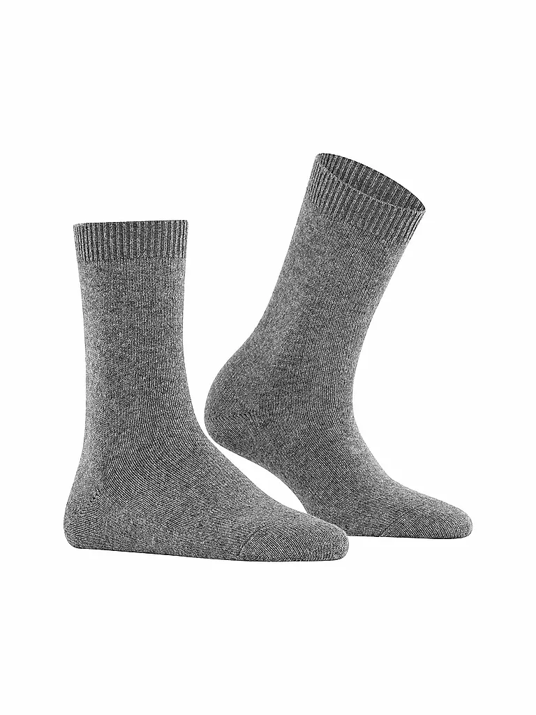 FALKE | Chaussettes COSY WOOL lieght greymelange | hellgrau