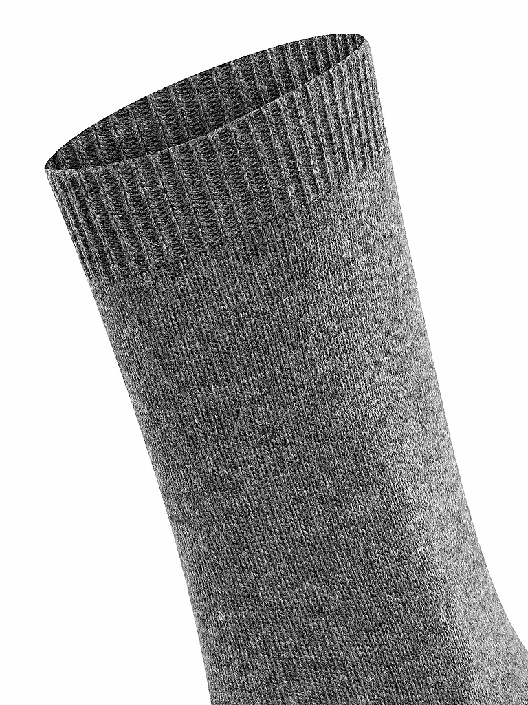 FALKE | Chaussettes COSY WOOL lieght greymelange | hellgrau
