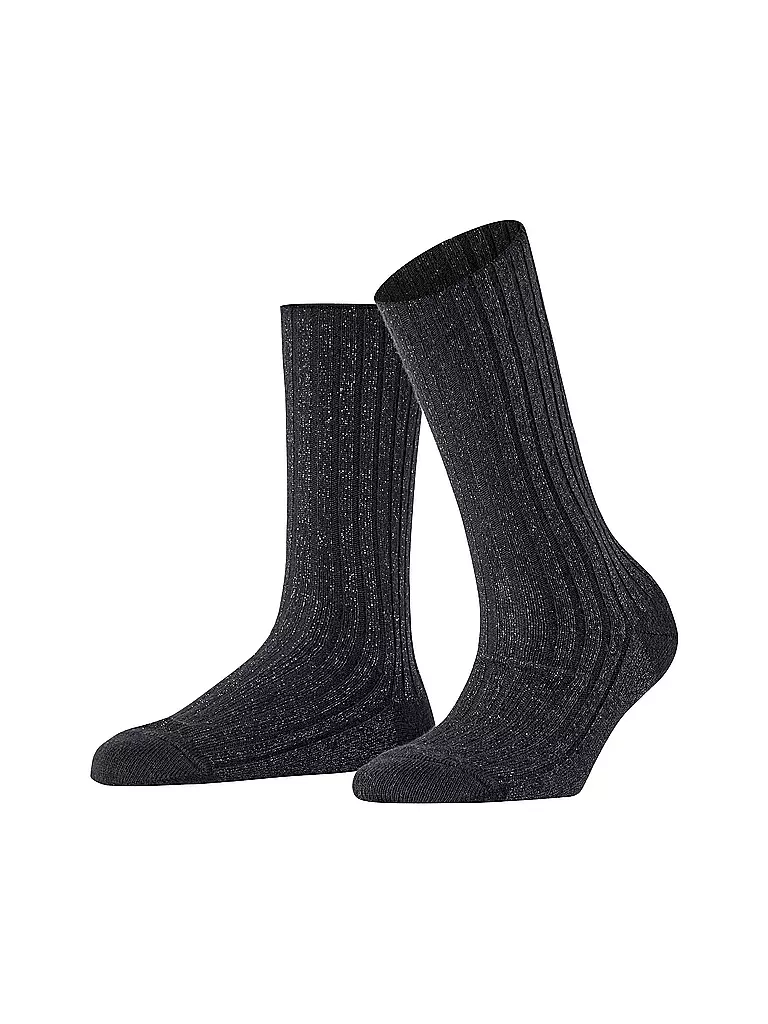 FALKE | Chaussettes COSY WOOL noires | schwarz