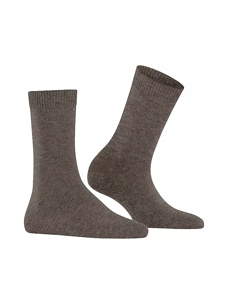 FALKE | Chaussettes COSY WOOL porto mel | braun
