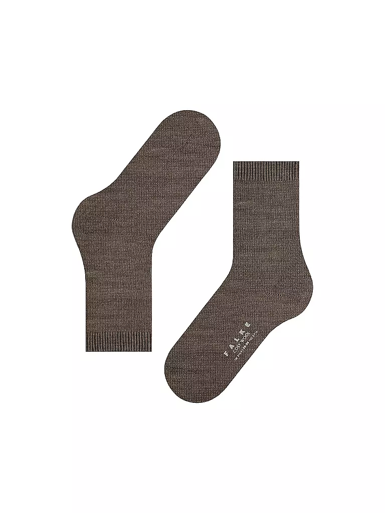 FALKE | Chaussettes COSY WOOL porto mel | braun