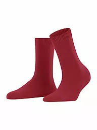 FALKE | Chaussettes COSY WOOL military | Rouge