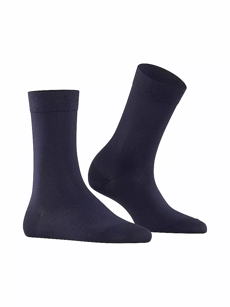 FALKE | Chaussettes COTTON TOUCH bleu marine foncé | 