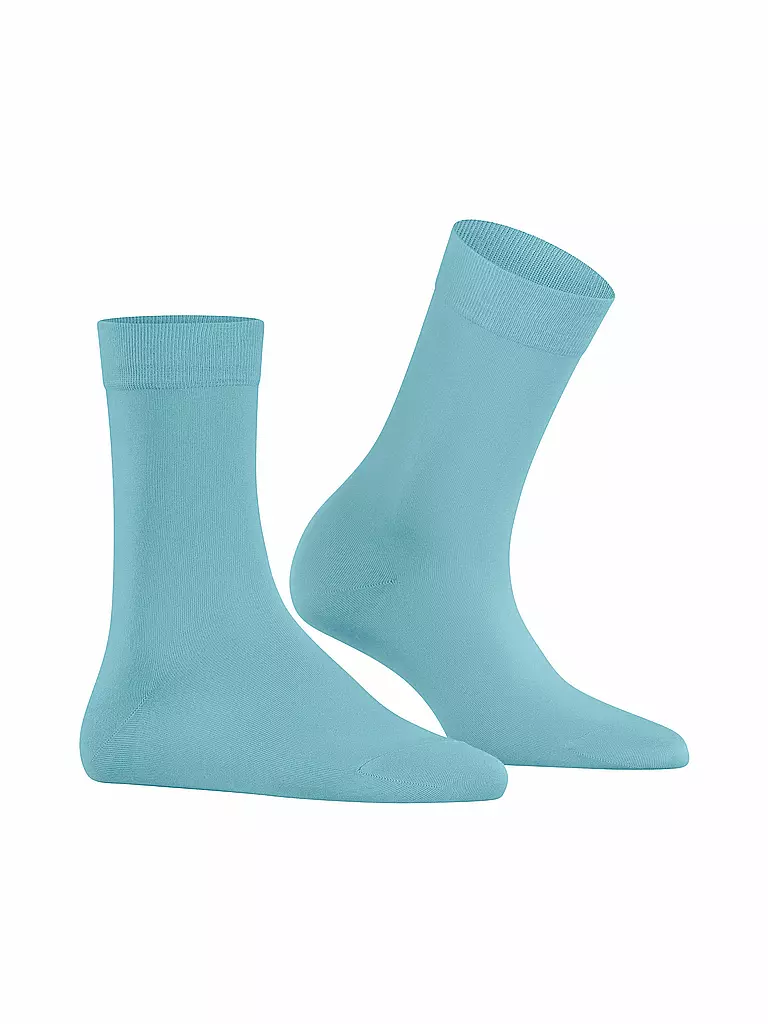 FALKE | Chaussettes COTTON TOUCH key largo | blau