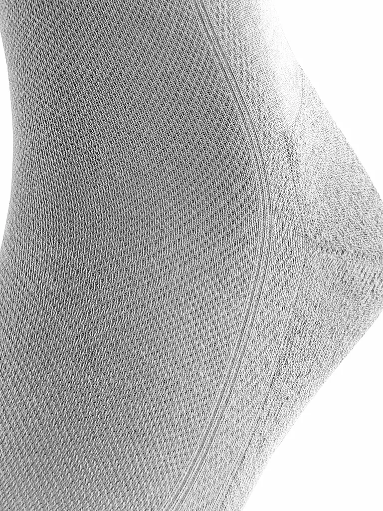 FALKE | Chaussettes courtes COOL KICK gris clair chiné | 