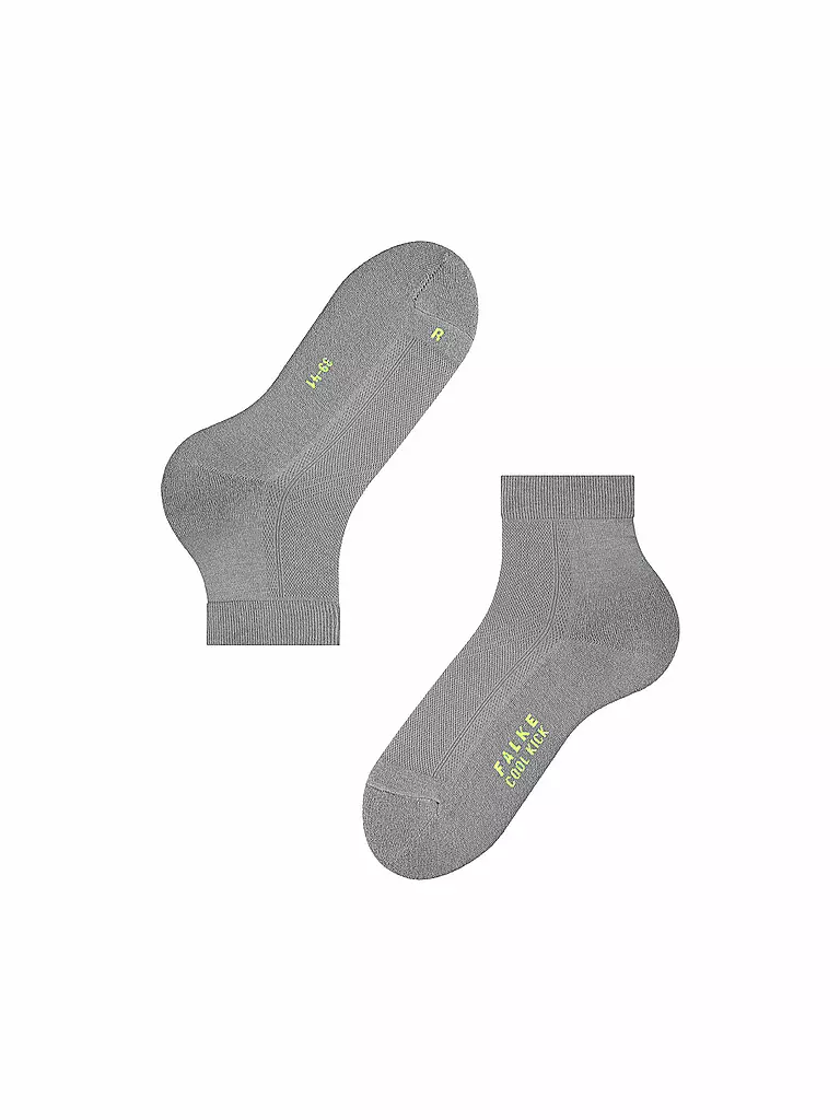 FALKE | Chaussettes courtes COOL KICK gris clair chiné | 