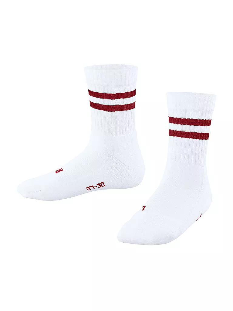 FALKE | Chaussettes enfant DYNAMIC blanc / vert | weiss