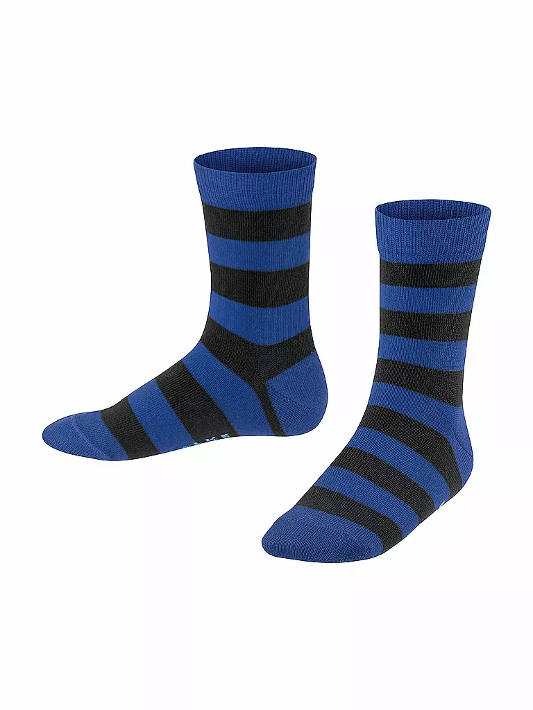FALKE | Chaussettes enfant Happy Stripe, lot de 2, noir | schwarz