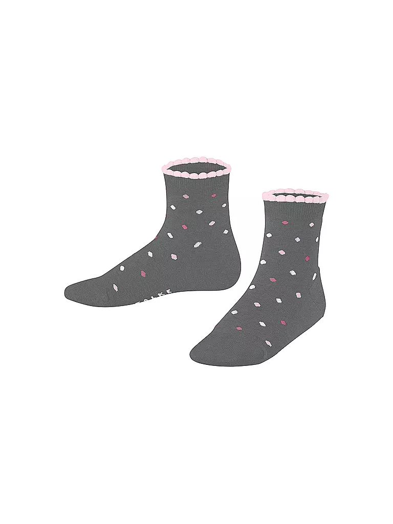 FALKE | Chaussettes enfant MULTIDOT beige clair | Gris clair