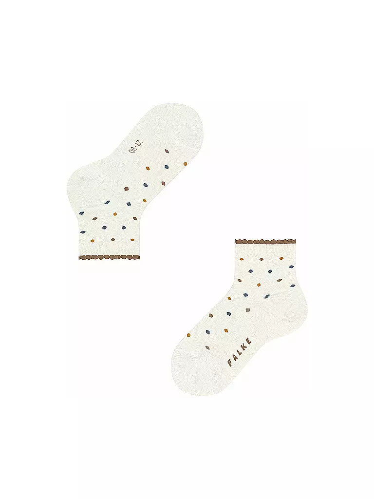 FALKE | Chaussettes enfant MULTIDOT blanc cassé | 