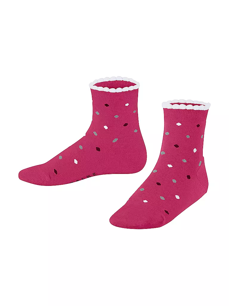 FALKE | Chaussettes enfant MULTIDOT fuchsia | rot